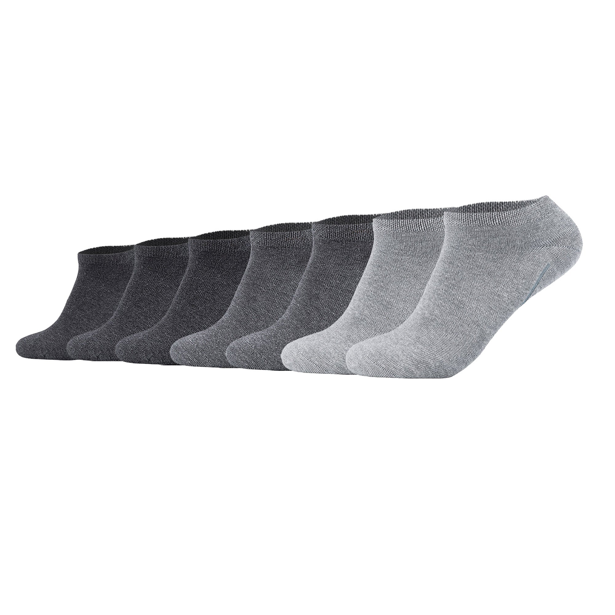 Camano Unisex Socken, 7er Pack - Sneakersocken, Baumwollmischung, einfarbig