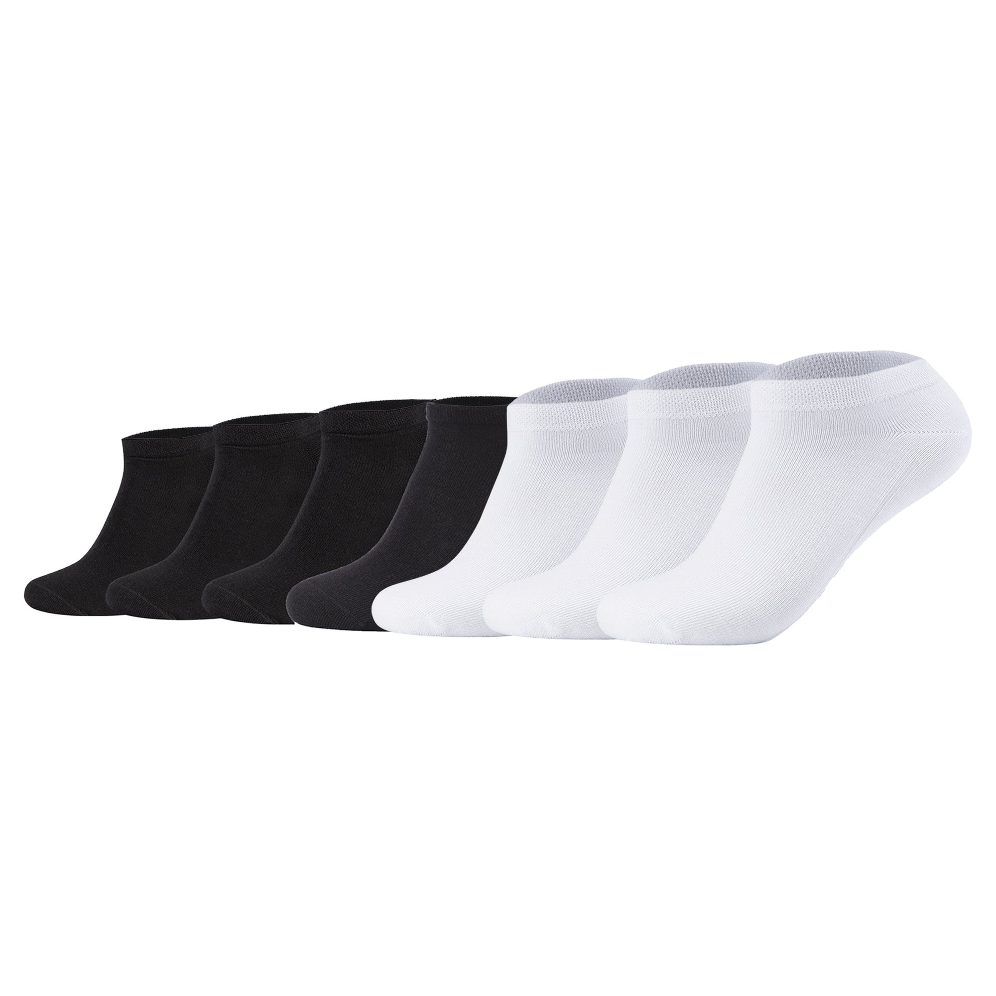 Camano Unisex Socken, 7er Pack - Sneakersocken, Baumwollmischung, einfarbig