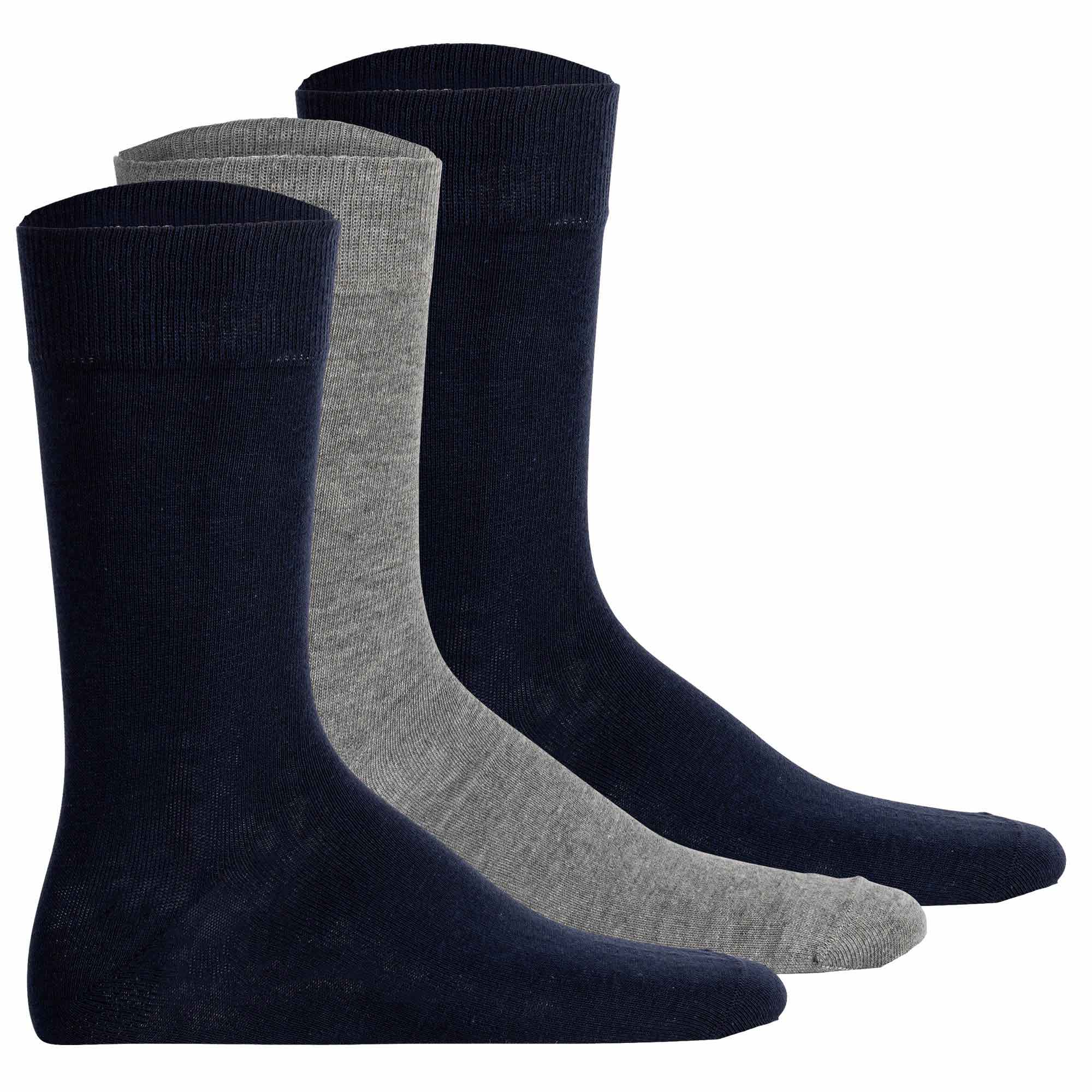 Hudson Unisex Socken, 3er Pack - Easy, Komfortbund, Basic Socken, einfarbig