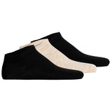 Hudson Unisex Sneaker Socks, 3-Pack - Easy, comfort cuff, short socks, solid color