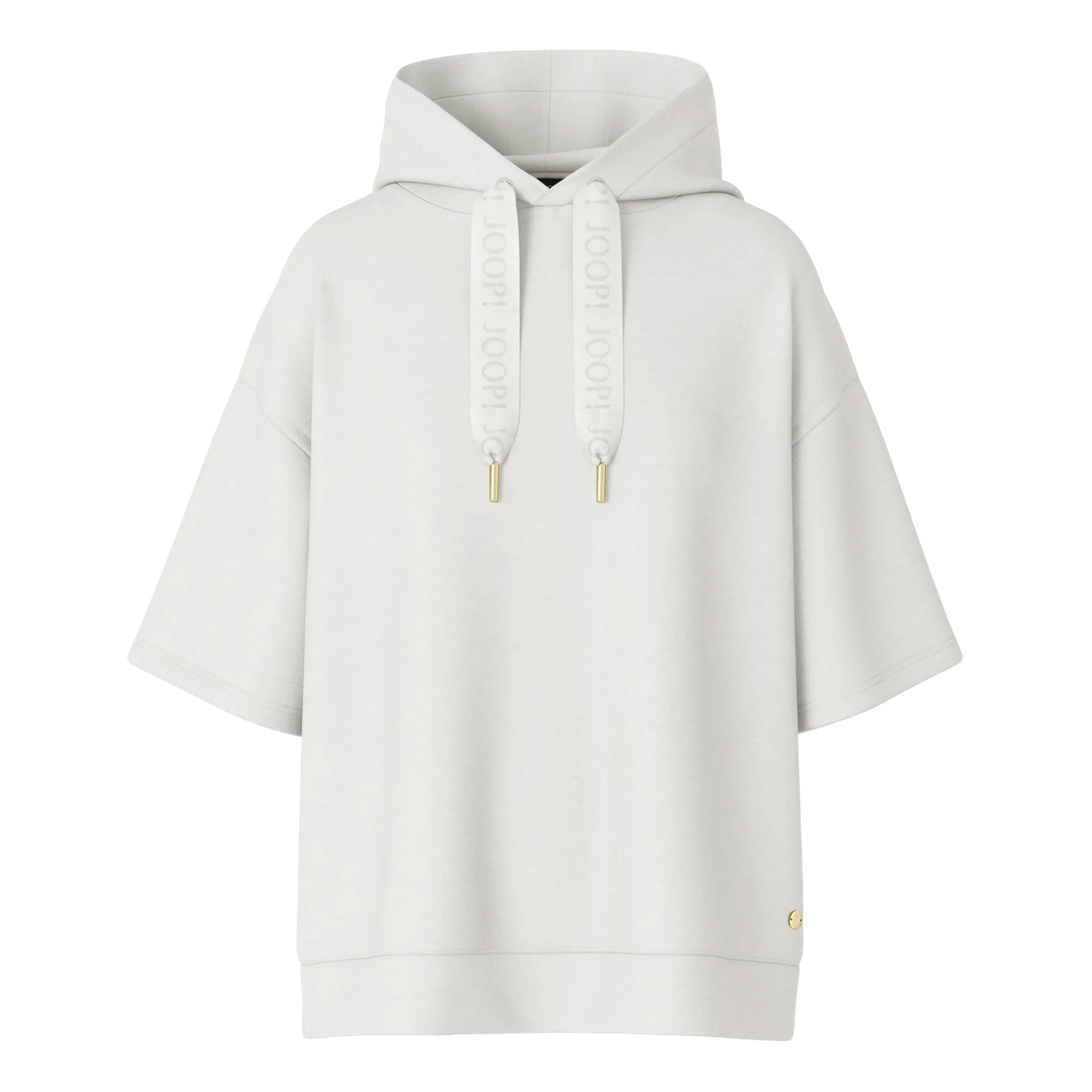 JOOP! Damen Hoodie Kurzarm - Tavi, Sweatshirt mit Kapuze, Loungewear, Baumwoll-Mix, einfarbig