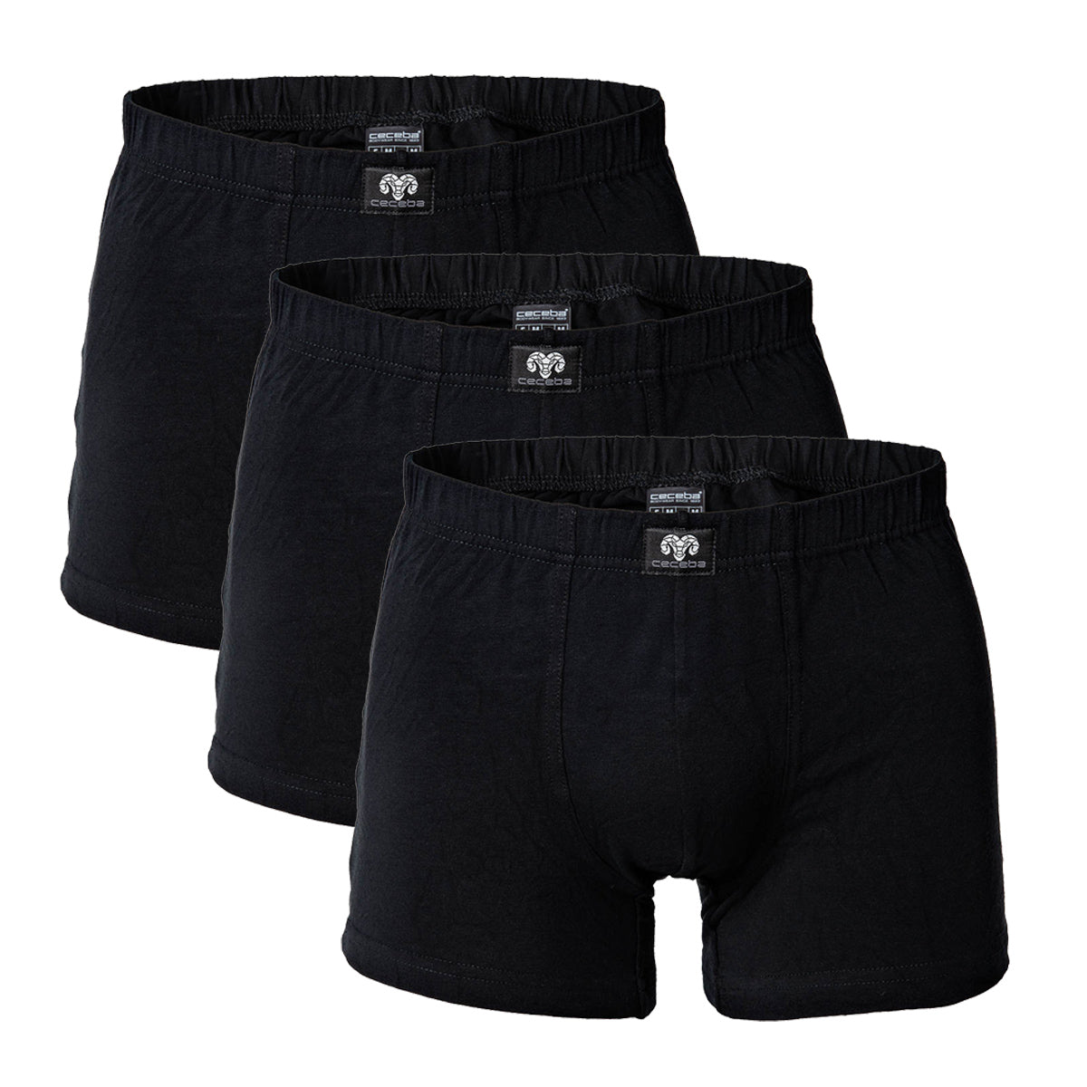 CECEBA Herren Pants, Vorteilspack - Basic, Baumwoll-Stretch, einfarbig, M-3XL