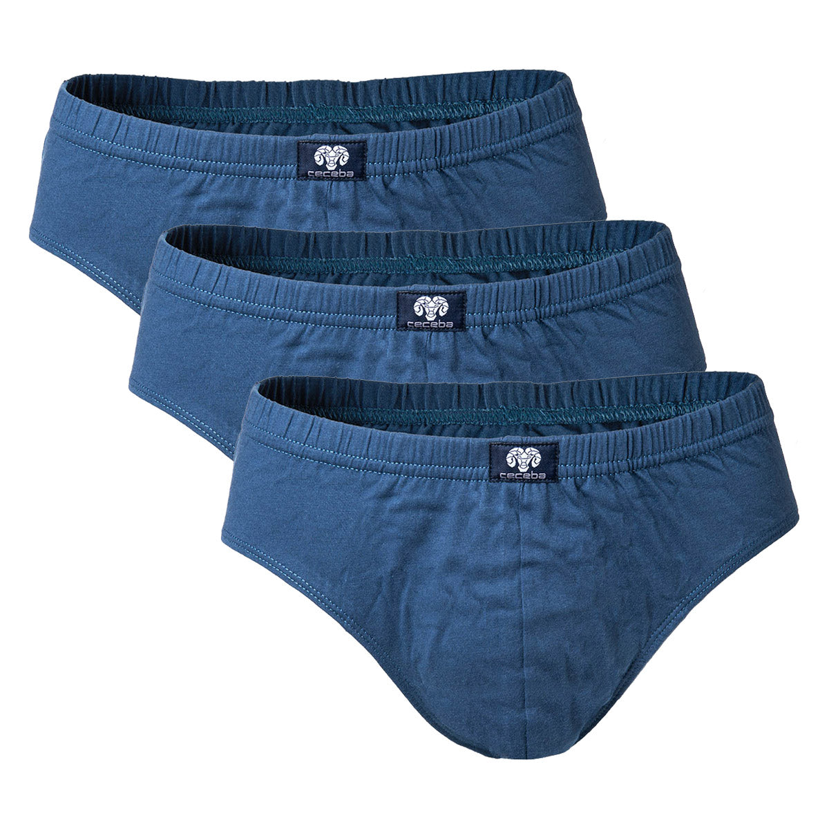 CECEBA Men's Brief - Sport Brief, Basic, Cotton, M-8XL, plain