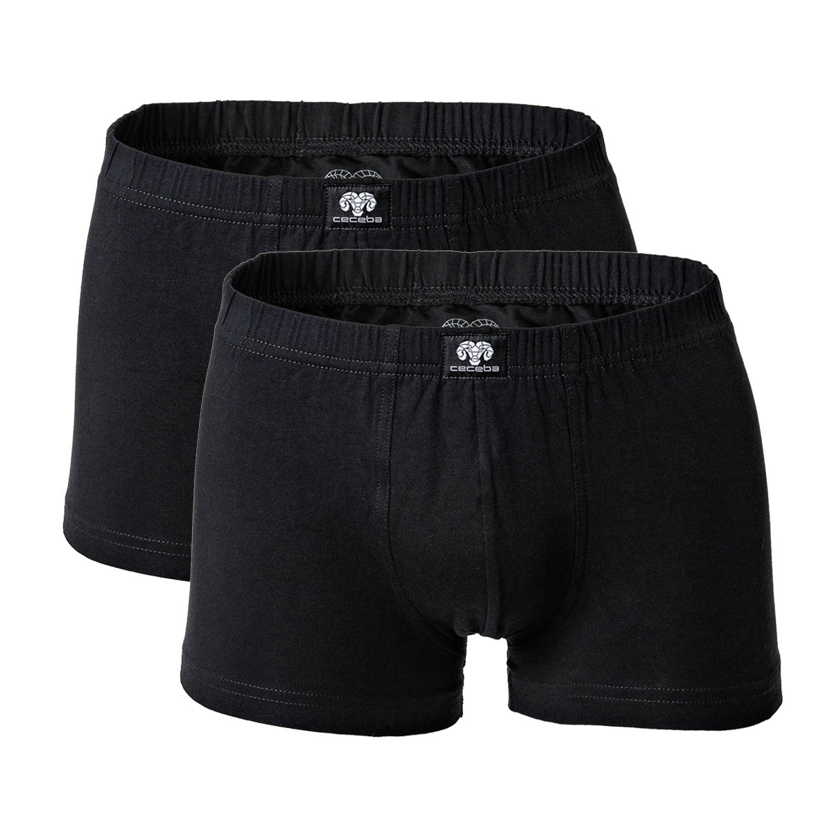 CECEBA Men's Shorts - Short Pants, Basic, Cotton stretch, M-8XL, plain