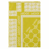 JOOP! Damen Schal - Webschal, Cornflower, Logo, Jacquard, Bicolor