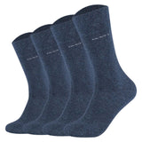 Camano Unisex Socken - Soft Socks, einfarbig, 4er Pack