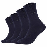 Camano Unisex Socken - Soft Socks, einfarbig, 4er Pack