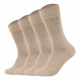 Camano Unisex Socken - Soft Socks, einfarbig, 4er Pack