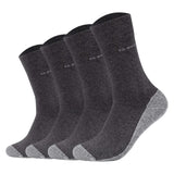 Camano Unisex Socken - Walk Socks, einfarbig, 4er Pack