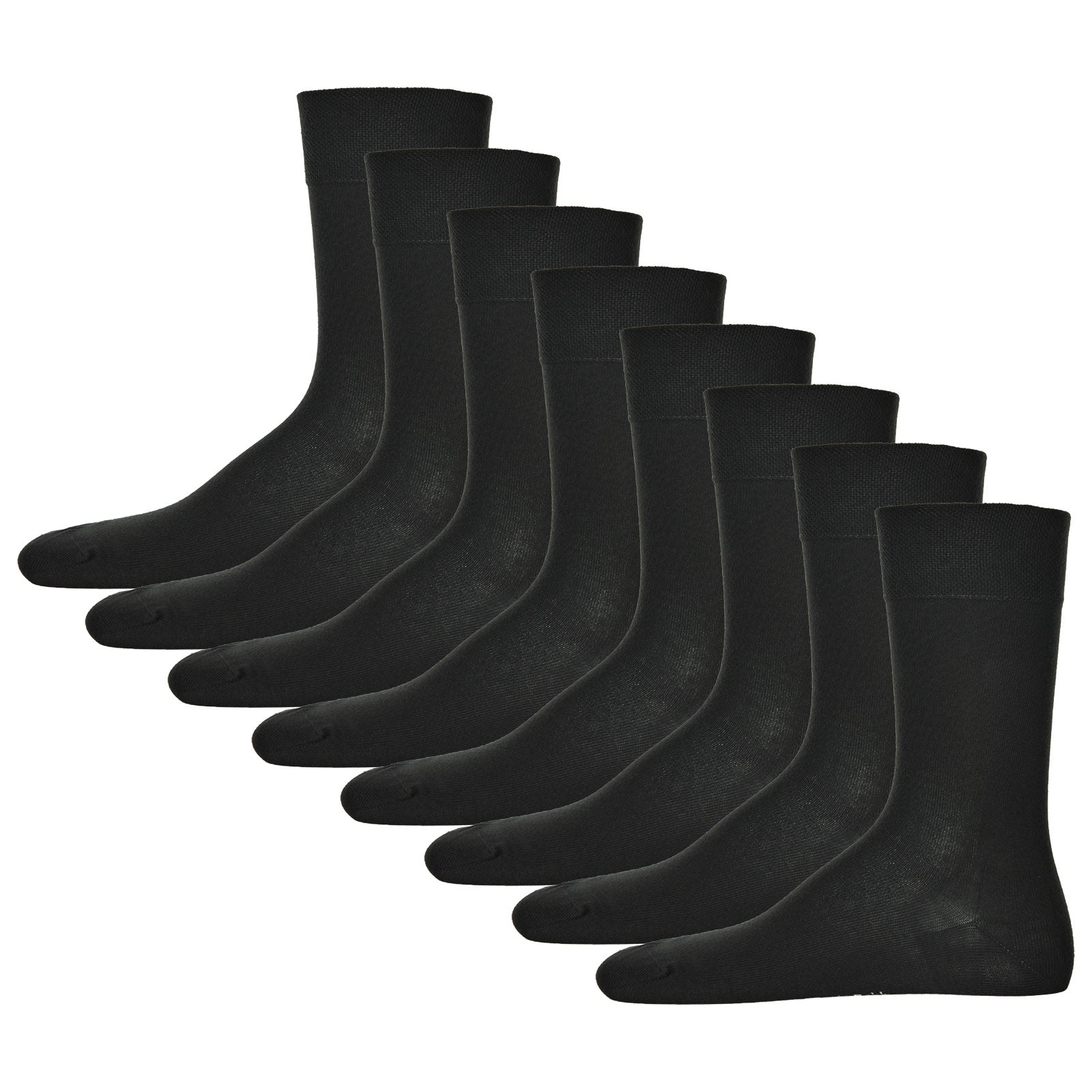 Hudson 8 Paar Herren Socken, Relax Cotton Strumpf, ohne Gummifäden (8x 1 Paar)