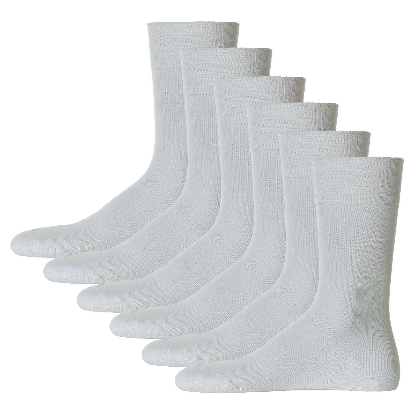Hudson 6 Paar Herren Socken, Relax Cotton Strumpf, ohne Gummifäden (6x 1 Paar)