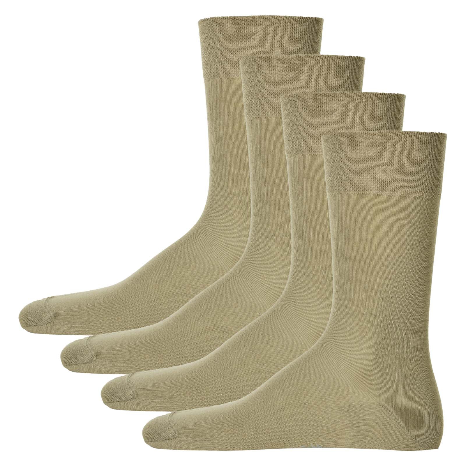 Hudson 4 pair men socks, Relax Cotton stocking, without elastic threads, Unicoloured