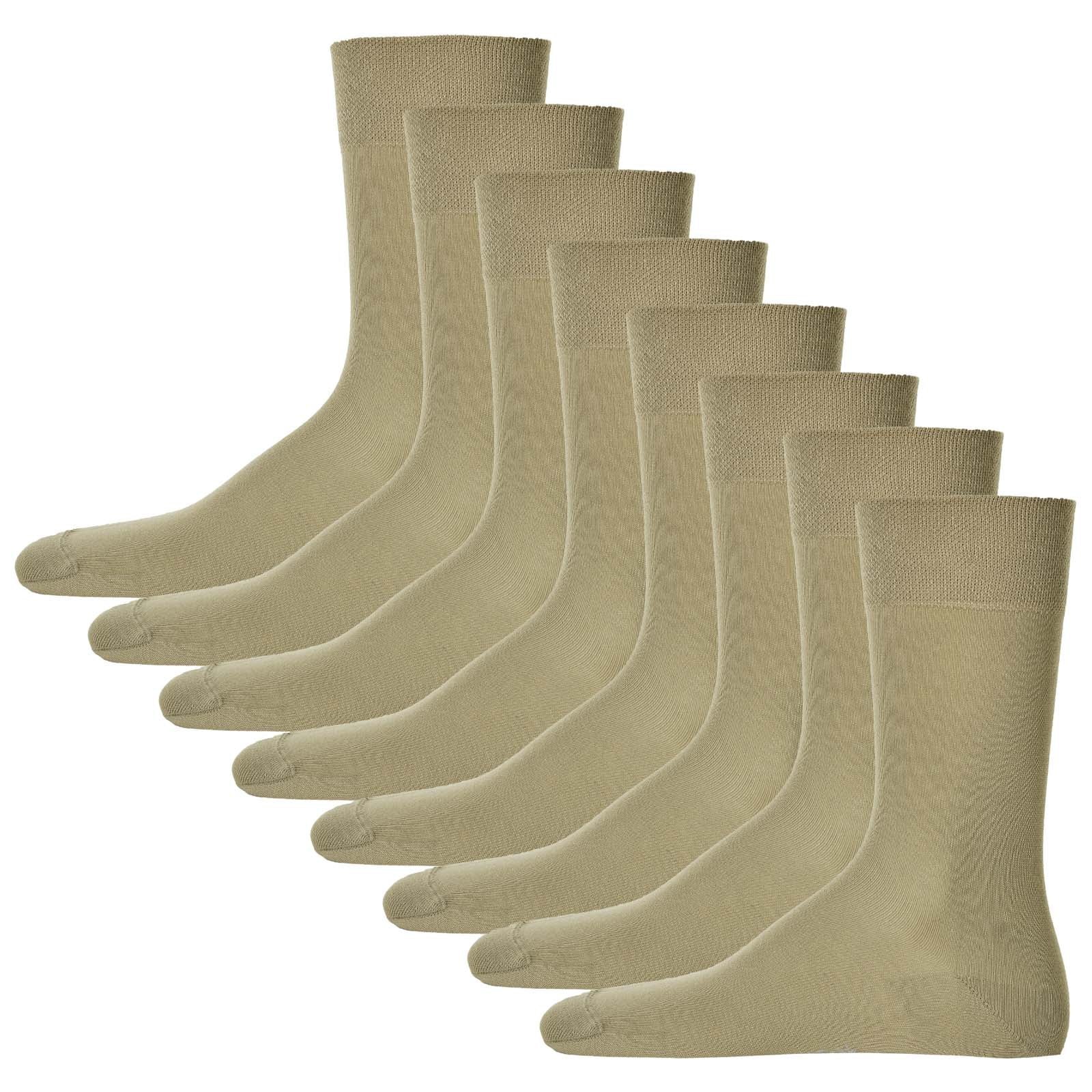 Hudson 8 Paar Herren Socken, Relax Cotton Strumpf, ohne Gummifäden (8x 1 Paar)