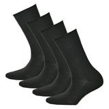 Hudson 4 Paar Damen Socken, Relax Cotton Strumpf, Komfortbund, uni (4x 1 Paar)