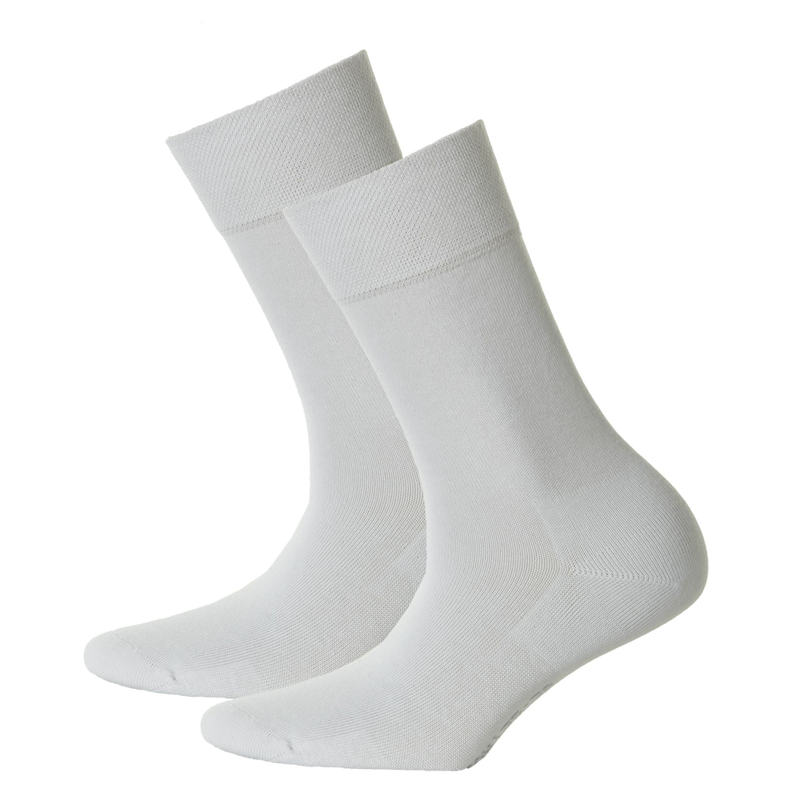 Hudson 2 pair ladies socks, Relax Cotton stocking, Comfort waistband, Unicoloured