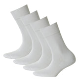 Hudson 4 Paar Damen Socken, Relax Cotton Strumpf, Komfortbund, uni (4x 1 Paar)