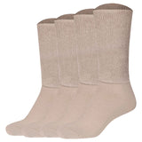 Camano Unisex Socken, 4er Pack - Organic Diabetic Socks, Diabetiker-Socken, einfarbig