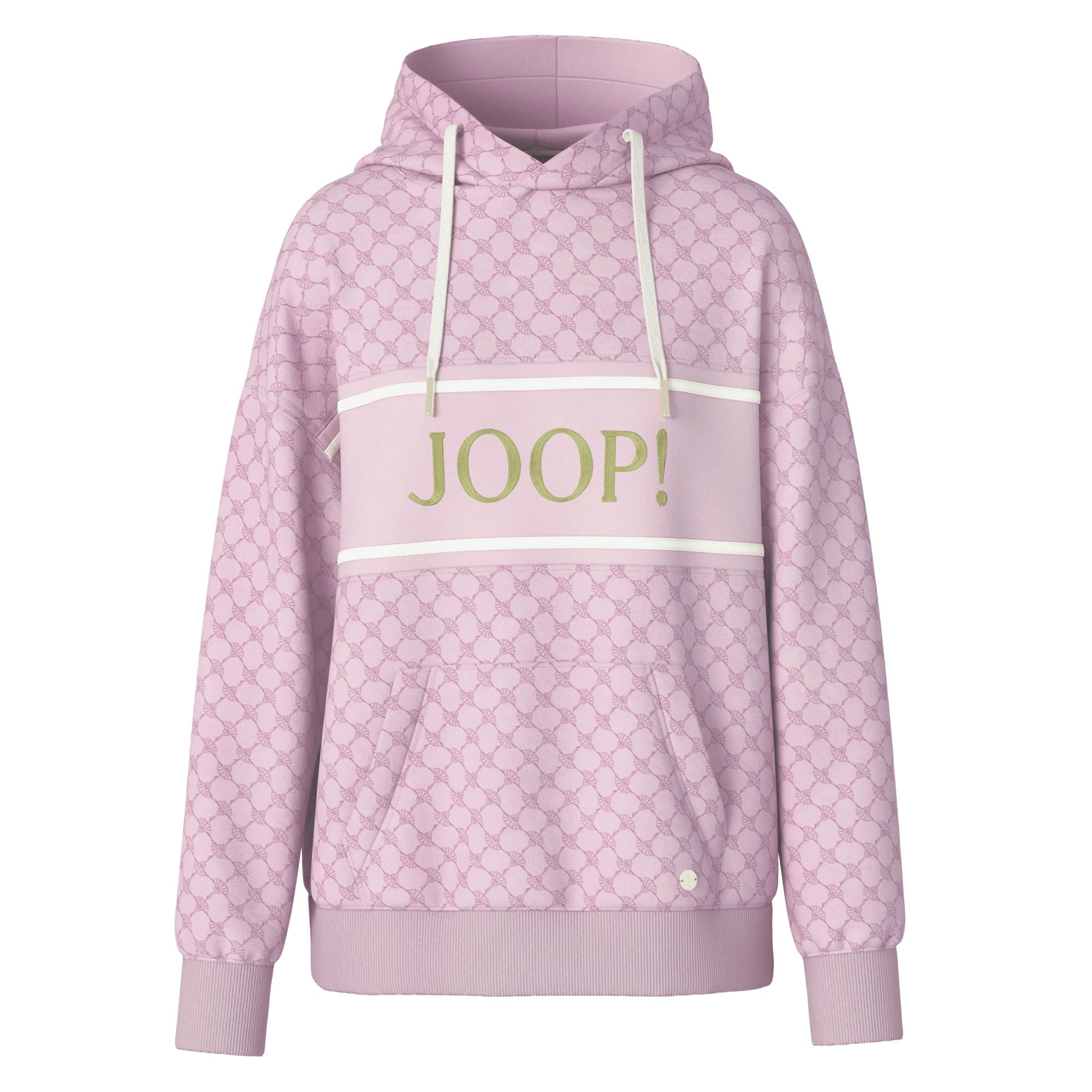 JOOP! Damen Hoodie - Loungewear, Kapuzenpullover, Muster, Logo