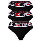 DIESEL Damen String, 3er Pack - UFST-STARS-THREEPACK, Tanga, Slip, Cotton Stretch