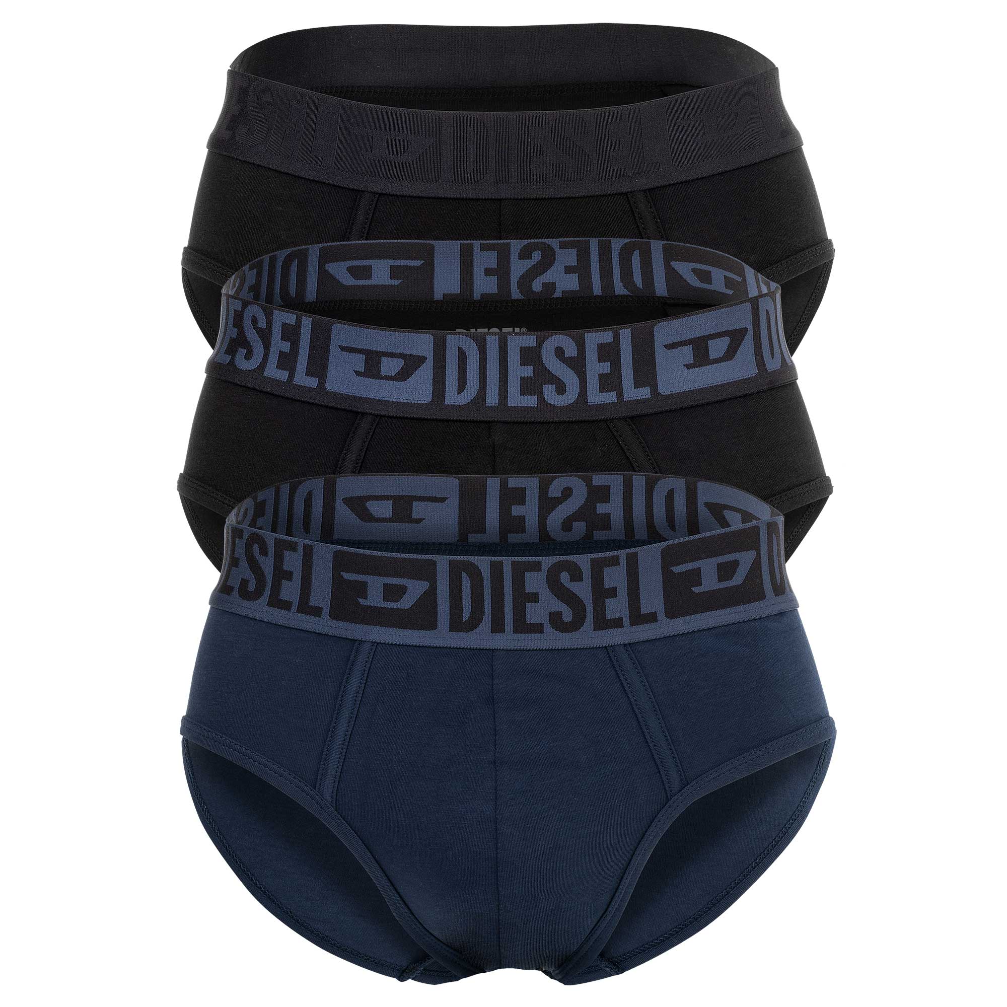 DIESEL Men Briefs, 3-pack - UMBR-ANDRETHREEPACK, briefs, cotton stretch, plain