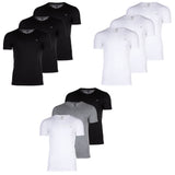 DIESEL Herren T-Shirt , 3er Pack - UMTEE-MICHAELTRHEEPACK, Kurzarm, V-Neck, einfarbig