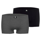 CECEBA Herren Boxershorts, 2er Pack - Konvex, Unterwäsche, Logo, einfarbig