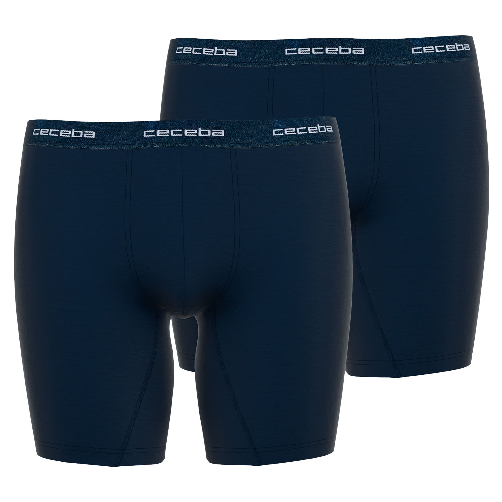 CECEBA Men's Shorts, pack of 2 - Boxer, Basic, cotton, M-7XL, plain
