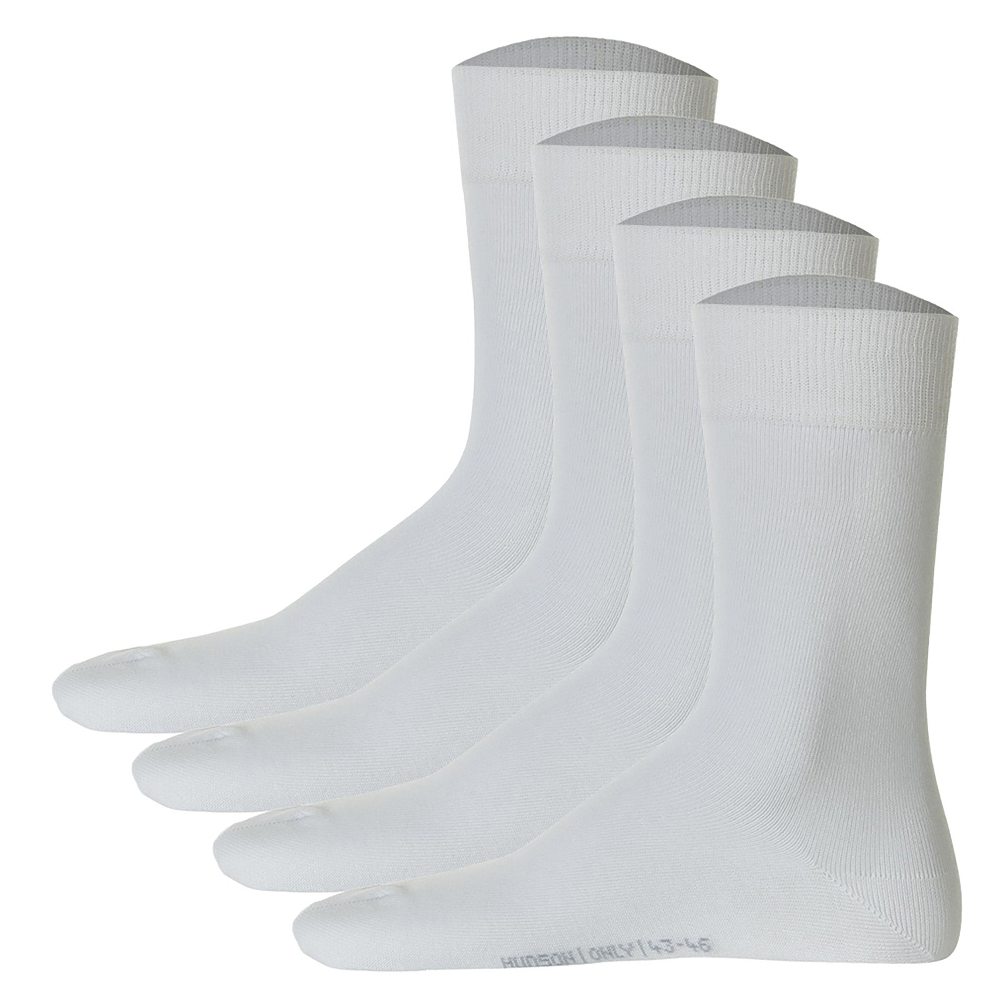 Hudson 4 Paar Herren Socken - Only, Strumpf, Komfortbund, Einfarbig (2x 2-Pack)