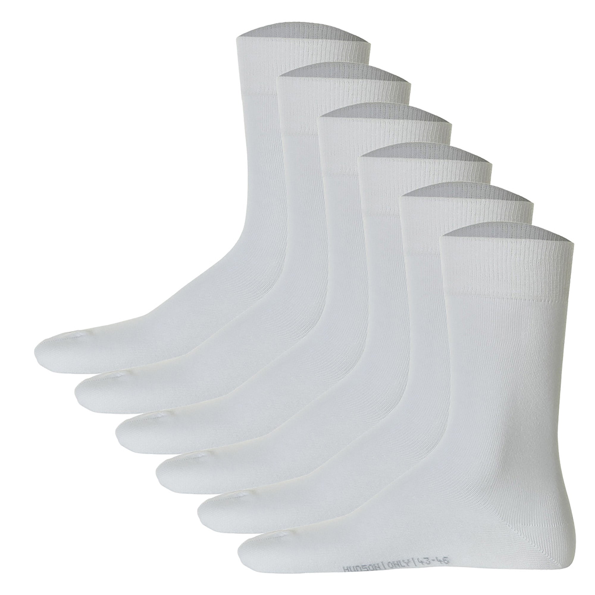 Hudson 6 Paar Herren Socken - Only, Strumpf, Komfortbund, Einfarbig (3x 2-Pack)