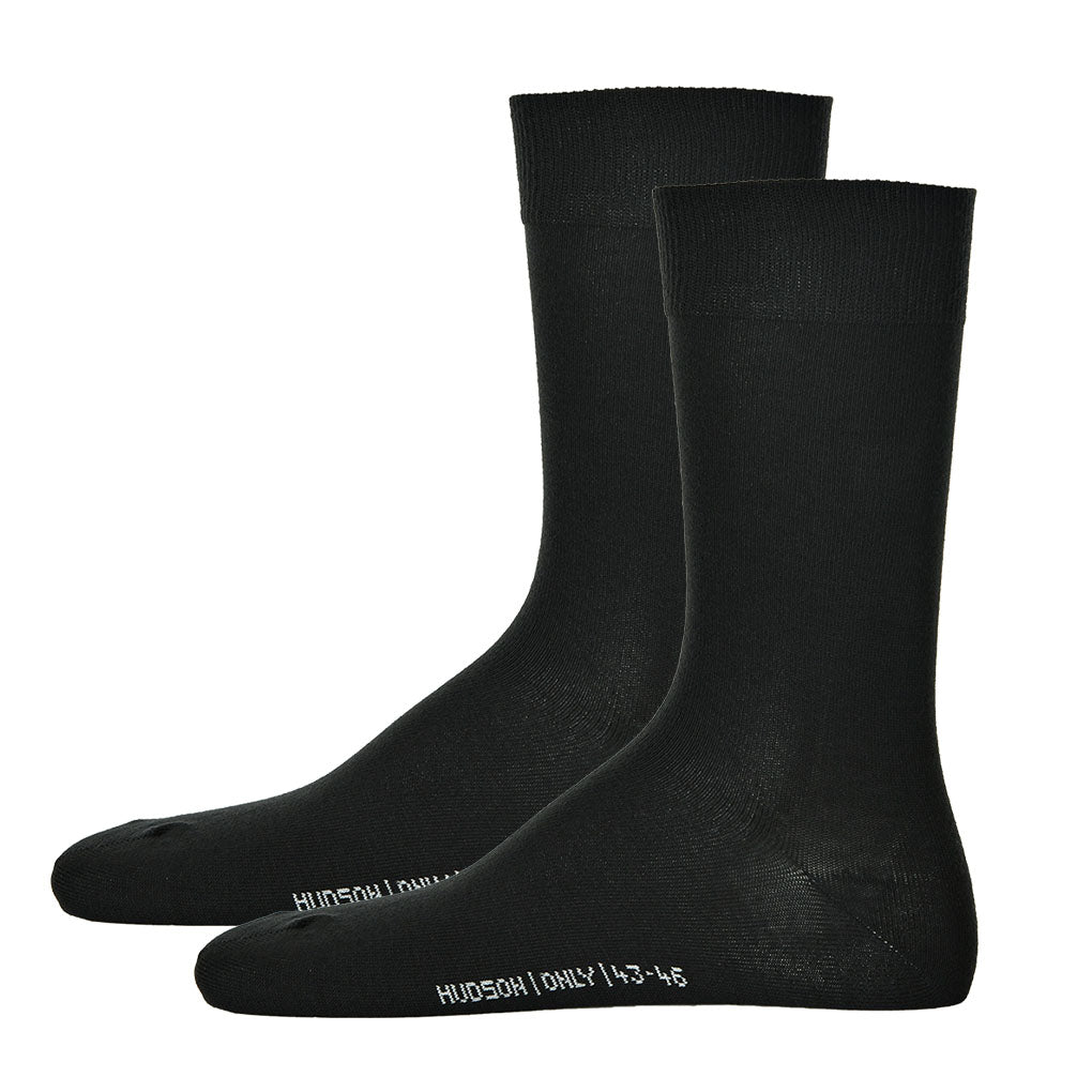 Hudson 2 pairs of men's socks - Only 2-pack, short socks, comfort waistband, Unicoloured