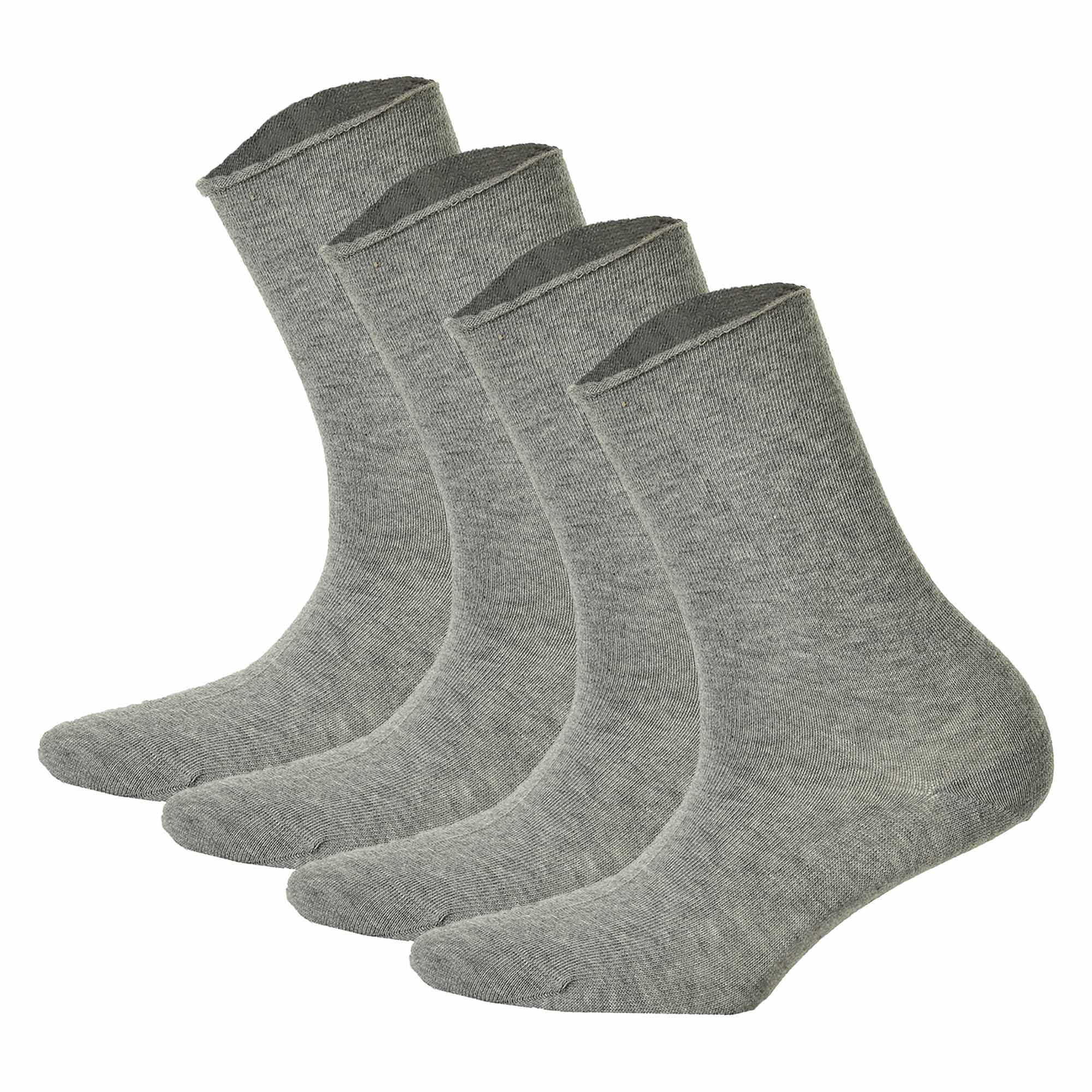Hudson 4 Paar Damen Socken - Only, Strumpf, Rollrand, Einfarbig (2x 2-Pack)