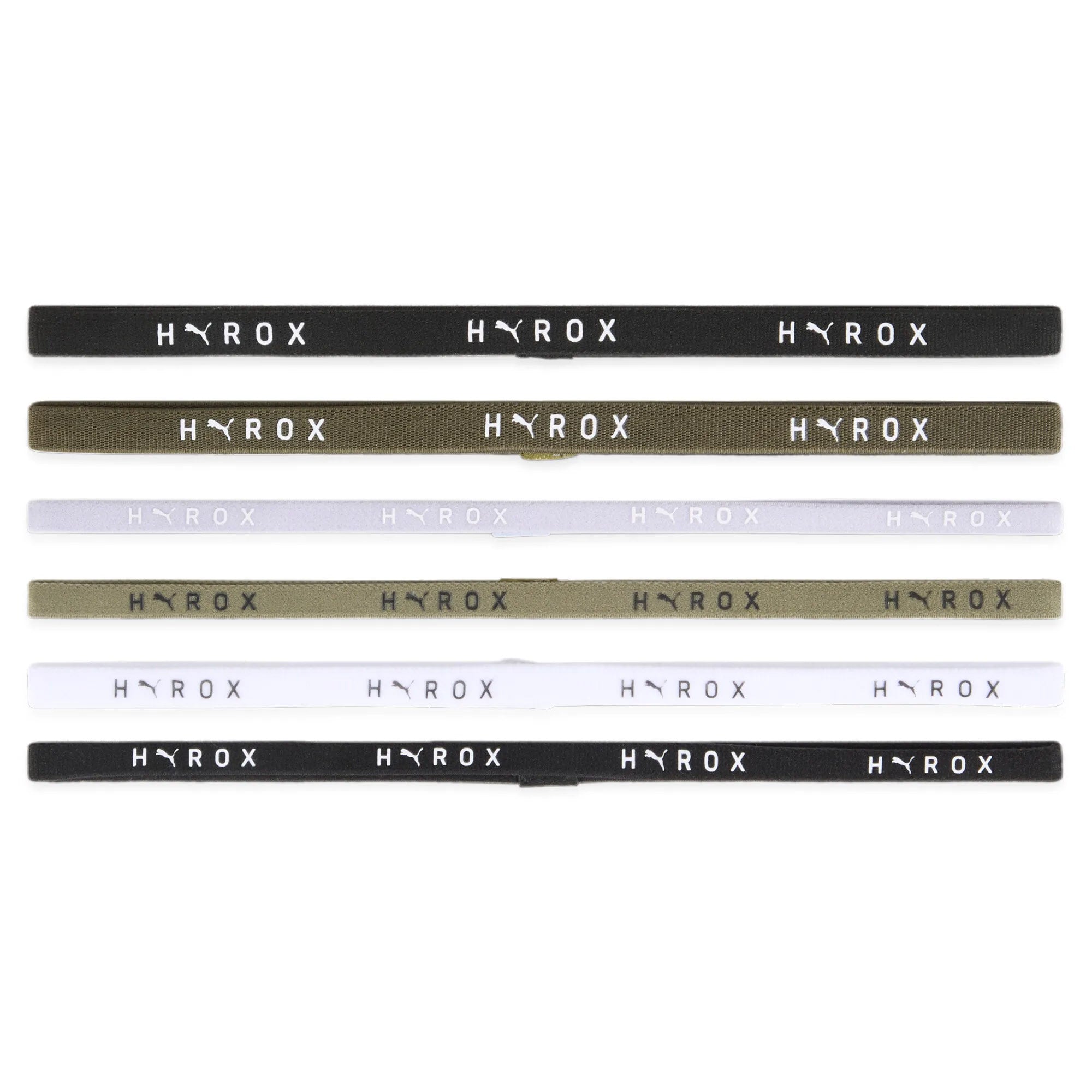 PUMA Unisex Haarband - 6er Pack, HYROX Sportbänder