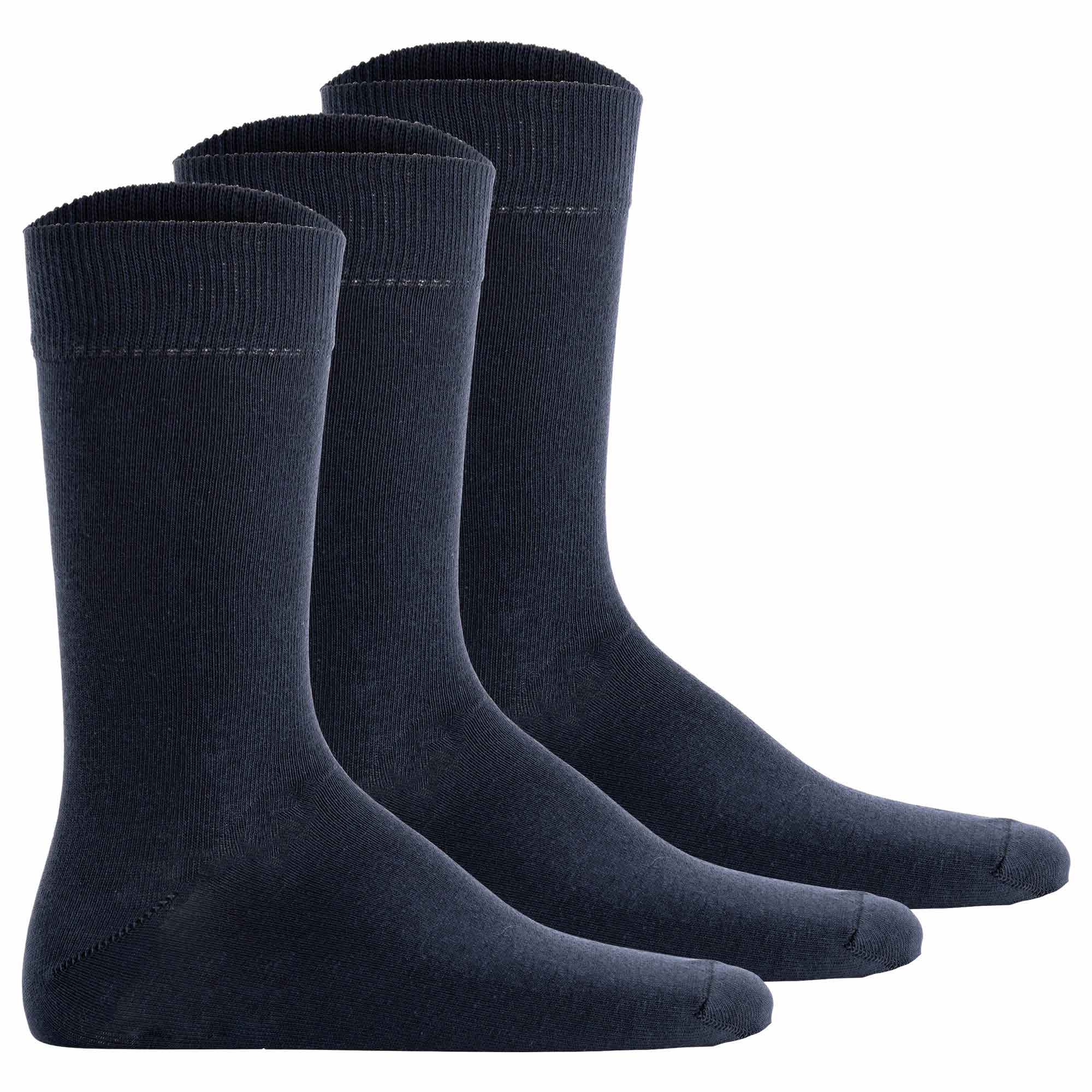 Hudson Unisex Socken, 3er Pack - Simply, Basic Socken, einfarbig