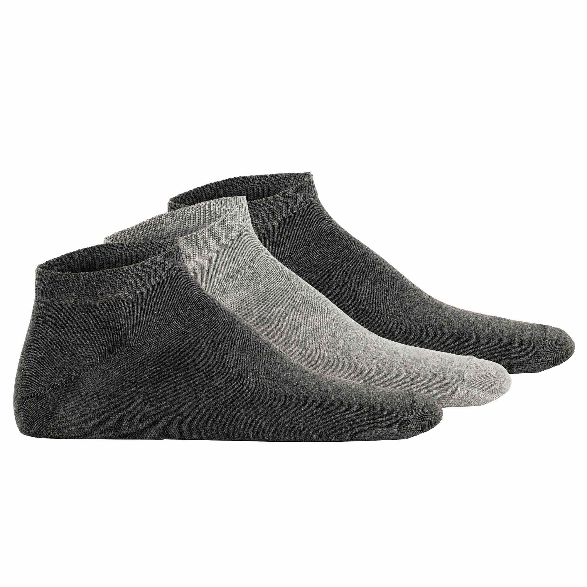 Hudson Unisex Sneakersocken, 3er Pack - Simply, kurze Socken, einfarbig