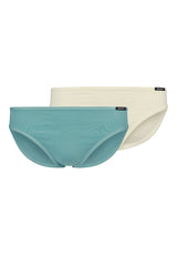 SKINY Mädchen Slip, 2er Pack - Rio-Slip, Bikini Briefs, Unterhose, Cotton Stretch