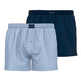 TOM TAILOR Herren Web-Boxershorts, 2er Pack - Pure Cotton, Westside C, kariert