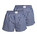 TOM TAILOR Herren Web-Boxershorts, 2er Pack - Pure Cotton, Westside C, kariert
