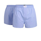 TOM TAILOR Herren Boxershorts, 2er Pack - Web-Shorts, Baumwolle, Poplin, kariert