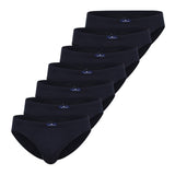 TOM TAILOR Herren Slips, 7er Pack - Mini-Slip, Briefs, Pure Cotton, Jersey, uni