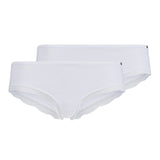 SKINY Damen Slips, 2er Pack - Cheeky Panty DP, Classic Cotton, Spitze, Baumwoll-Stretch