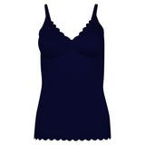 SKINY Damen Spaghetti-Shirt - Sensation, Top, V-Ausschnitt, Pads, Mikrofaser