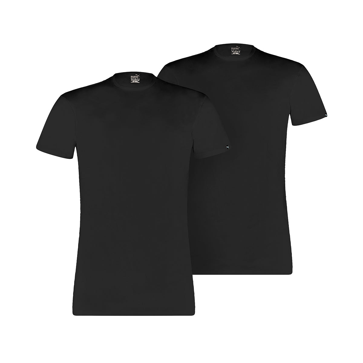 PUMA Herren T-Shirts im Pack - Basic Crew Tee, Vorteilspack, Rundhals, Kurzarm, uni