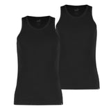 PUMA Men Tank Top, Pack of 2 - Basic, Undershirt, Round Neck, Single Jersey, uni
