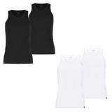 PUMA Herren Tank Top im Pack - Basic, Vorteilspack, Unterhemd, Rundhals, Single Jersey, einfarbig