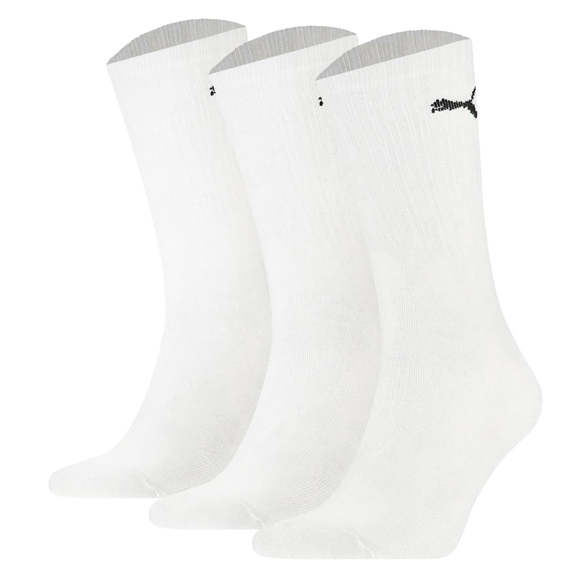 PUMA Unisex Sport-Socken, 3er Pack - Sport Crew Lightweigth, Tennissocken, uni