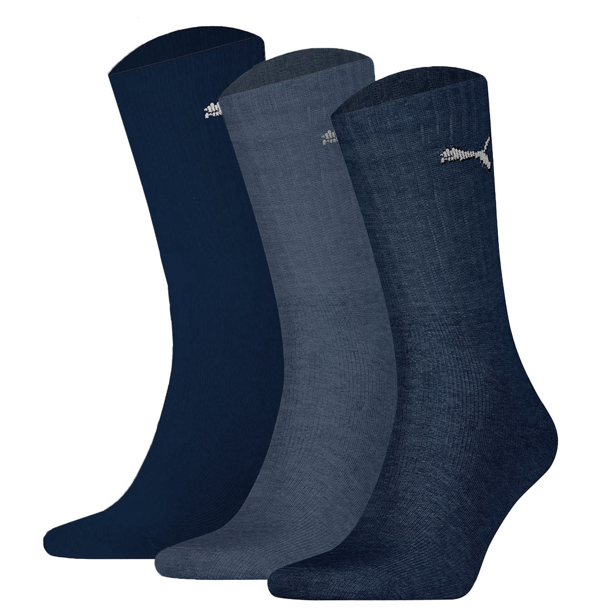 PUMA Unisex Sport-Socken, 3er Pack - Sport Crew Lightweigth, Tennissocken, uni
