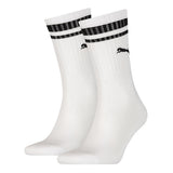 PUMA Unisex Sport-Socken, Vorteilspack - Crew Heritage, Pack, Tennis, Frottee-Sohle, Streifen