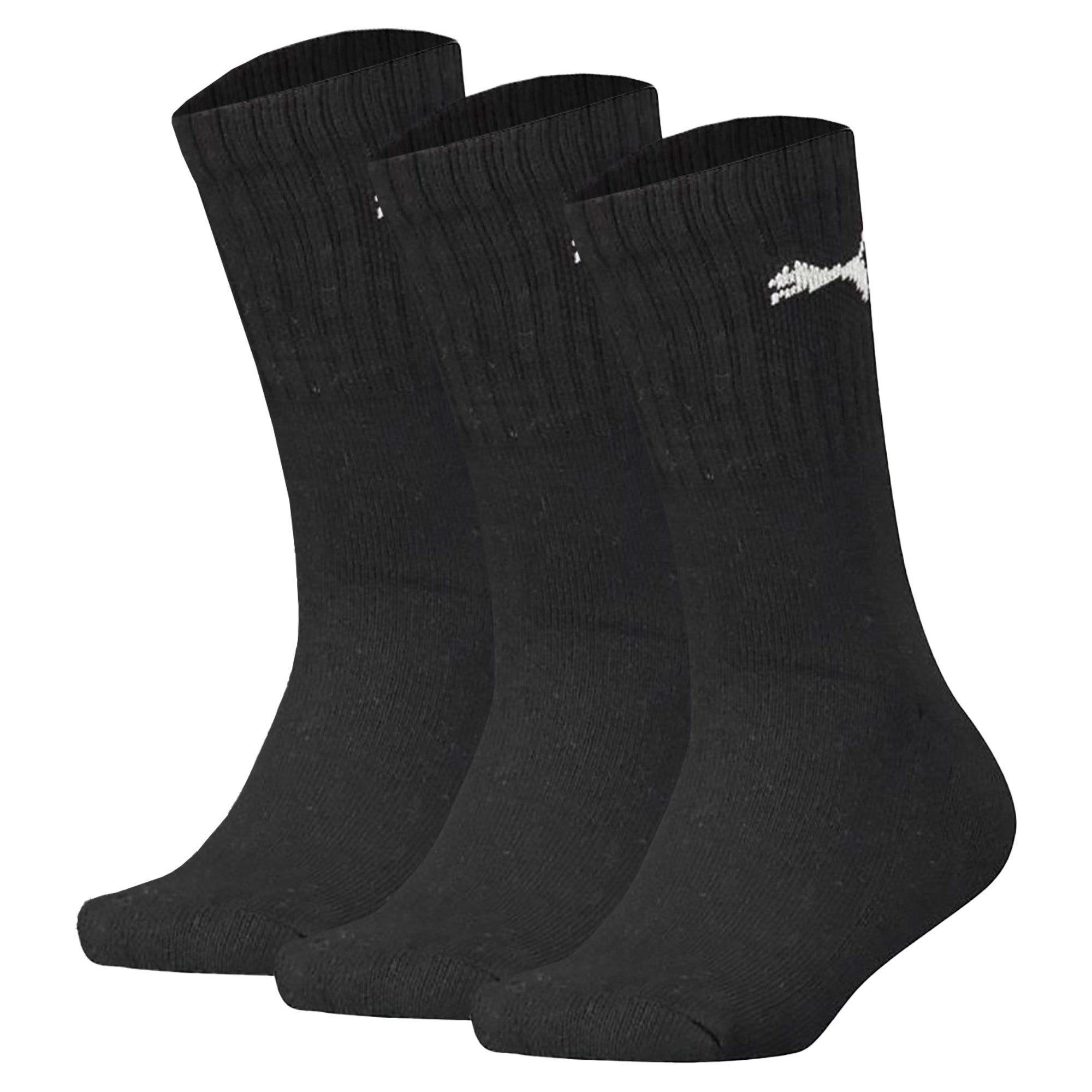 PUMA Kinder Socken, 3er Pack - Sport Junior, Frottee-Sohle, Rippbündchen, Logo