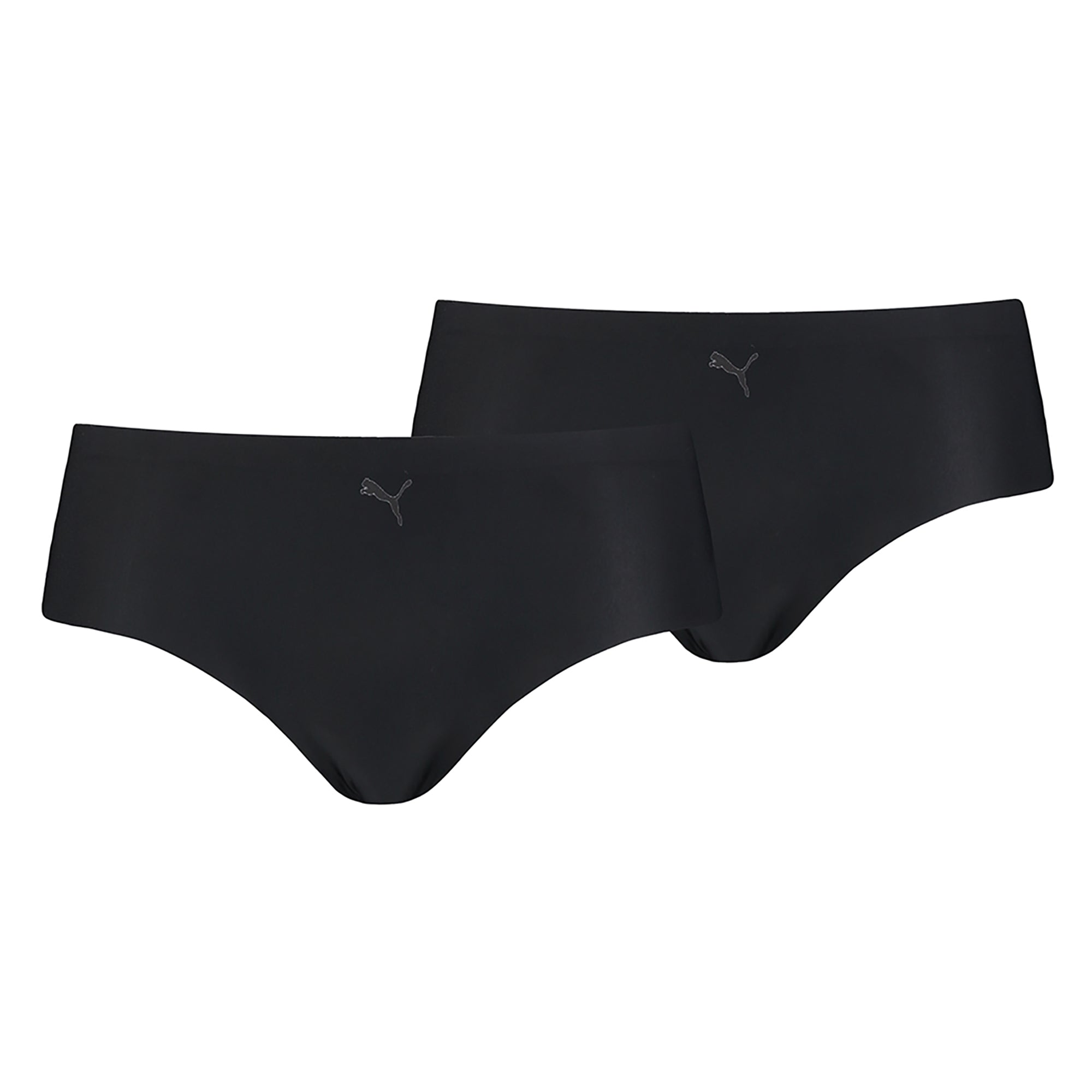 PUMA Damen Hipster, 2er Pack - Unterhose, nahtlos, Mikrofaser, einfarbig
