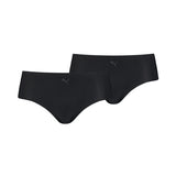 PUMA Damen Hipster im Pack - Unterhose, Vorteilspack, nahtlos, Mikrofaser, einfarbig